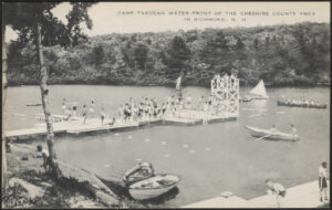 Camp Takodah Waterfront in the early 1940s