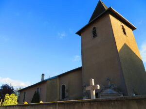 Church in Wuisse, France where Beany was originally buried after being discovered in 1946