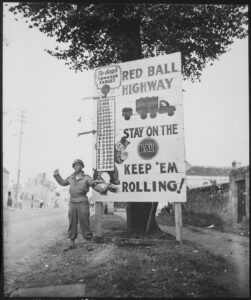 The Red Ball Express in France